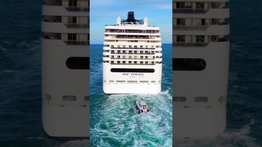 A look back at MSC Poesia sailing through Miami on her journey to her new homeport of Seattle. 👏