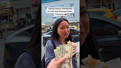 Asking Chinese STRANGERS to Cook Until Someone Does #cookingchallenge #cookforme #cooking #newyork
