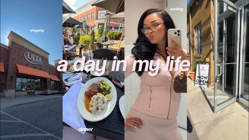 DAY IN MY LIFE as a girl navigating her 20's 🎀🤍✨ | podcasts, pilates, shopping, girl dinner