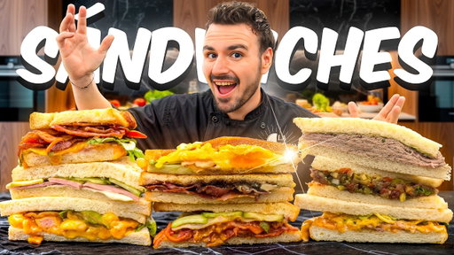 9 Sandwiches TOP fáciles y RAPIDOS