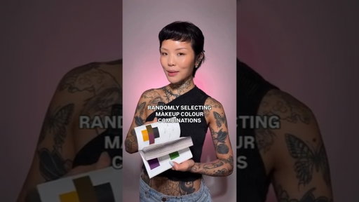 RANDOMLY selecting makeup colors 🫣