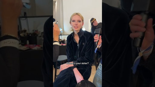 Oh hey, sis. #NYFW #alexconsani @liana.ava