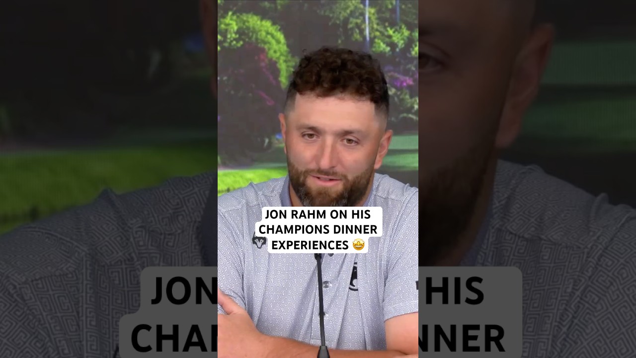 Jon Rahm gives a peak behind the curtain at The Masters Champions Dinner 👀