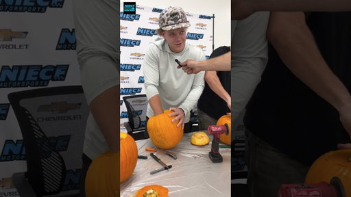 The official Niece Motorsports Pumpkin Carving Contest #presstheattack #nascar #halloween