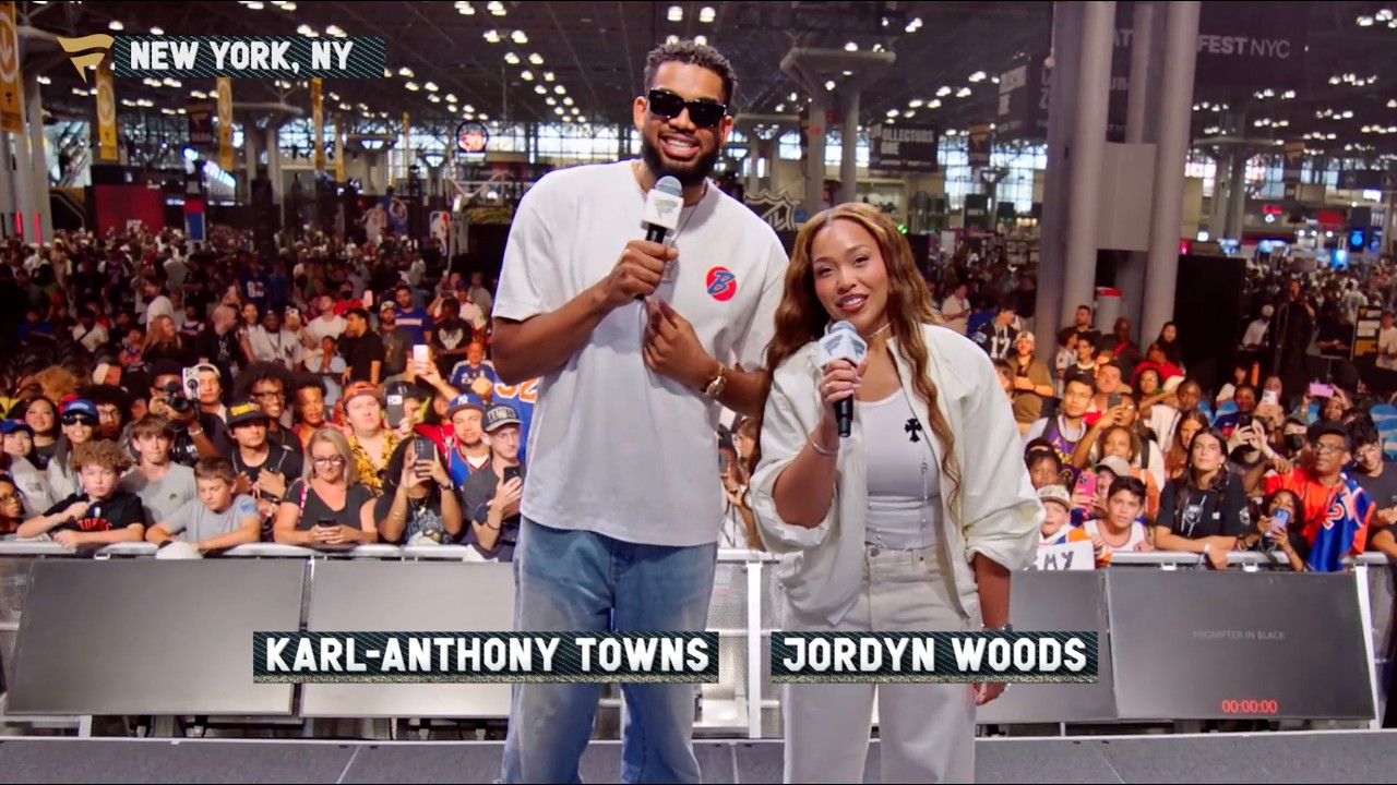 Behind the scenes at the biggest weekend in sports with Karl-Anthony Towns and Jordyn Woods