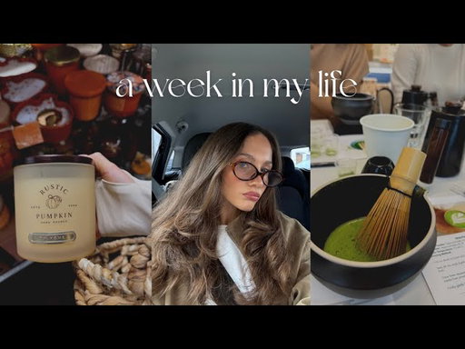WEEKLY VLOG! matcha class , sister dates, home shopping