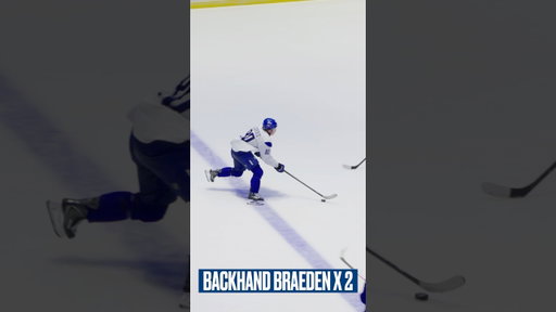 Not 1 but 2 backhands from Braeden Cootes. 🤌