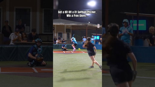 Can Pottstown Scout Team Players GET A HIT Off a D1 Softball Pitcher? #shorts