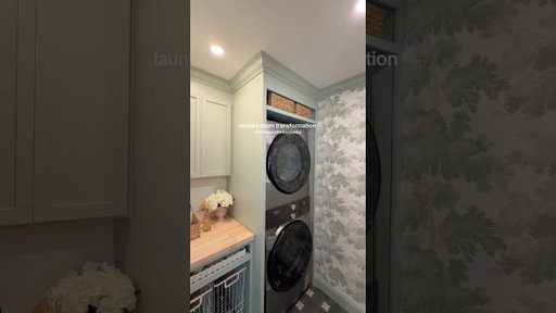 #WhirlpoolAmbassador laundry room reno @WhirlpoolUSA #ad #homeproject #renovationproject #diyproject