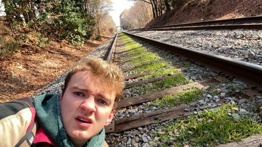 I fell into train tracks