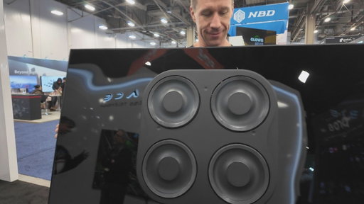 No Wires, No Mount, No Outlet | Displace TV from CES