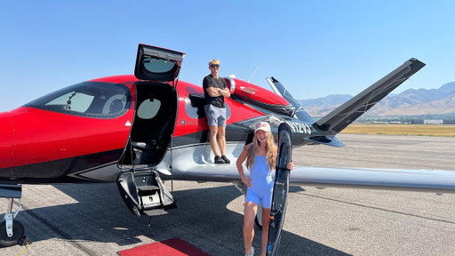 Private Jet to Utah! Cirrus Vision Jet Flight Vlog!