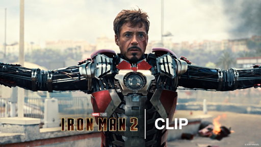 Iron Man Fights Whiplash at the Monaco Grand Prix | Iron Man 2 | Official Clip