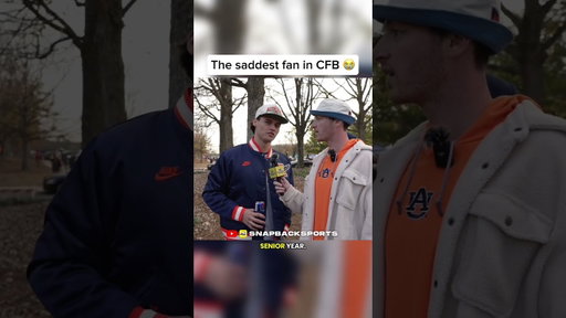 This Auburn fan might actually be cursed 😂😭 #cfb #collegefootball #auburn #fyp