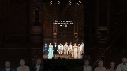 Hamilton on tour was PEAK #hamilton #musicaltheatre #linmanuelmiranda