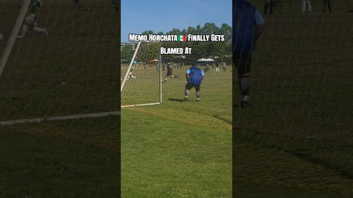 his teammates finally blamed memo Horchata🇲🇽 😭😭 #futbol #soccer #goalkeeper #football #ytshorts