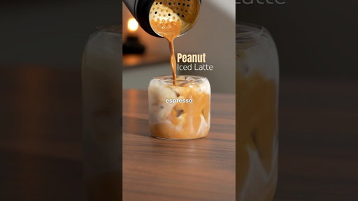 Peanut Latte by @ichomecafe 🥜☕️ #icedcoffee