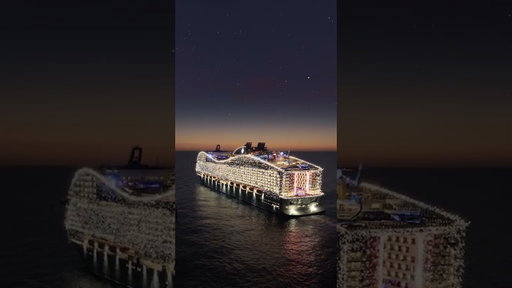Holiday mode activated on MSC World America ✨
