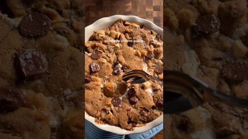 Scoopable Smores Cookie