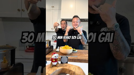 Part 2 cooking khao soi gai with jet Tila secrets revealed! #cooking