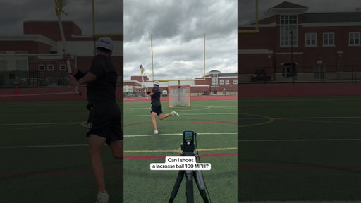 Can I shoot a lacrosse ball 100 mph? #shorts