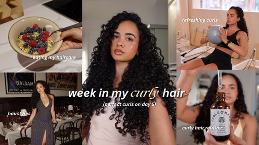 EVERYTHING I DO IN A WEEK FOR HEALTHY CURLS | tailbone length, styling routine, haircare secrets