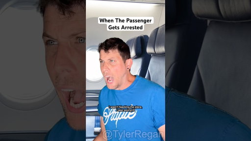 When The Passenger Gets Arrested #passenger #airplane #customer #shorts