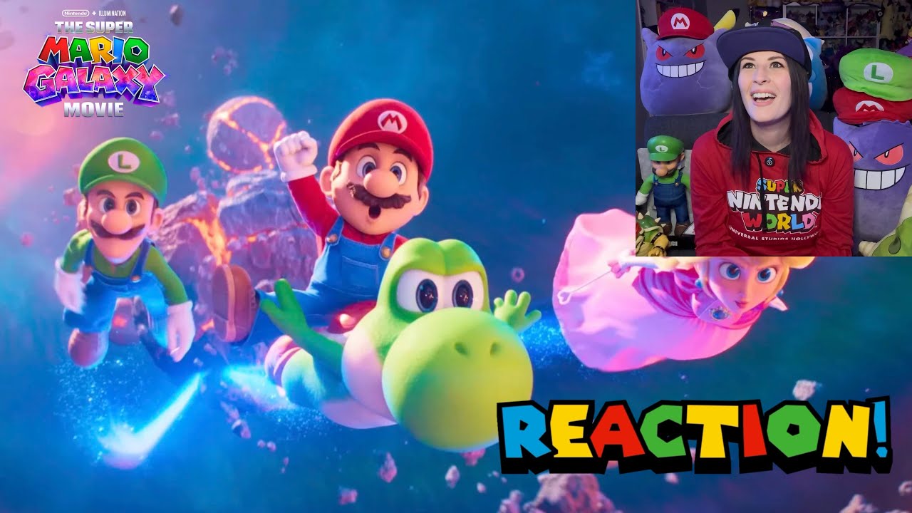 DONALD GLOVER IS YOSHI! Super Mario Galaxy Movie Direct Reaction!