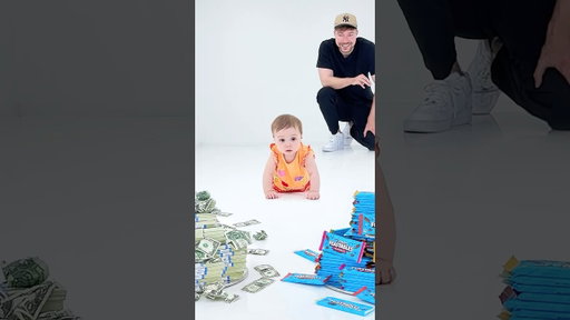Would A Baby Choose $10,000 or Feastables?