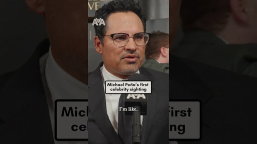 Michael Peña's 1st Celebrity Sighting Was Rod Stewart