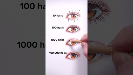 Draw Eyelashes! #art #drawing #shorts #eyes #eyelashes #howtodraw #easydraw