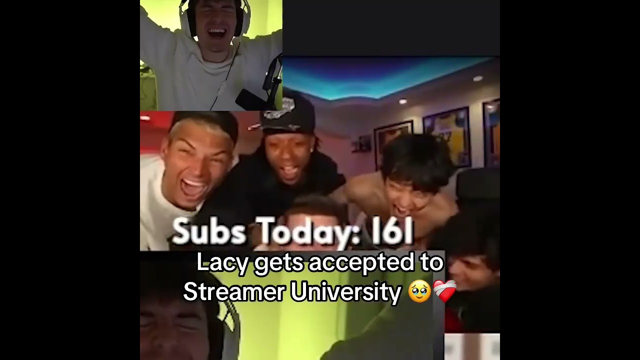 Lacy got accepted to Streamer University 🥹❤️‍🩹