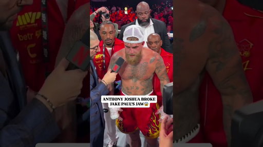 ANTHONY JOSHUA BROKE JAKE PAUL’S JAW #jakejoshua