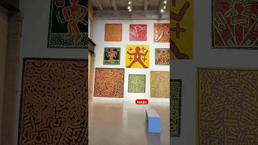 Keith Haring exhibit in NYC through May 31st! #nyc #tourguide #keithharing #basquiat #nycartist