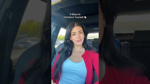 4 Ways to Introduce Yourself