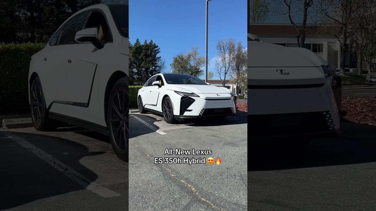 First look! 🚘👀 All-New 2026 Lexus ES 350h Hybrid