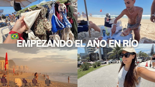 15 DÍAS EN BRASIL | DÍA 12 | 1 de ENERO en Río de Janeiro 🇧🇷 full playa 🏖️ con compra de bikinis 😎