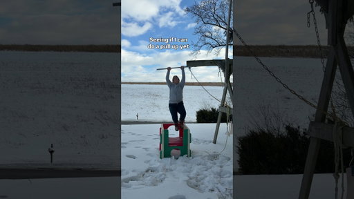 Seeing if I can do a pull up