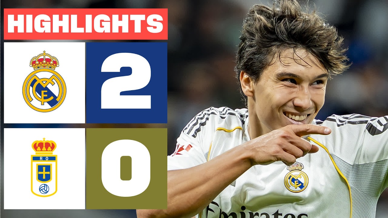 REAL MADRID 2 - 0 REAL OVIEDO | RESUMEN LALIGA EA SPORTS