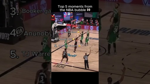 Top 5 moments from the NBA bubble