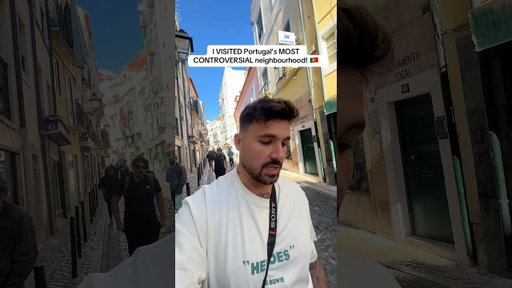 PORTUGAL’S MOST CONTROVERSIAL NEIGHBOURHOOD! 🇵🇹 #travel #travelblogger #portugal #lisbon #lisboa