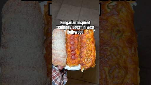 Chimney Dog Sells Hungarian Chimney Cake Dogs Weekends In West Hollywood #losangeles #hollywood