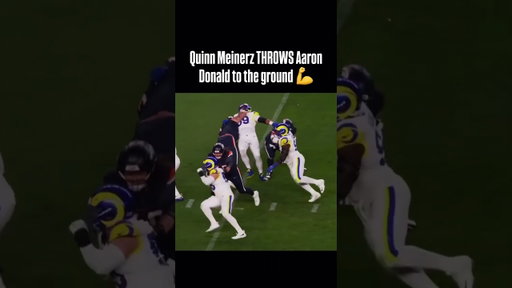 Quinn Meinerz BULLIES Aaron Donald 💪