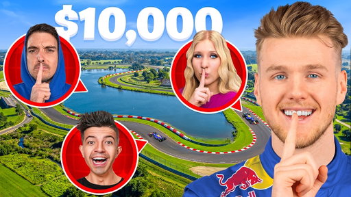 Worlds BIGGEST YouTuber Hide and Seek on F1 Track!