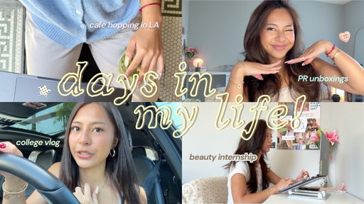 a REALISTIC week in my life ⭐️ college vlog, beauty internship, morning routine