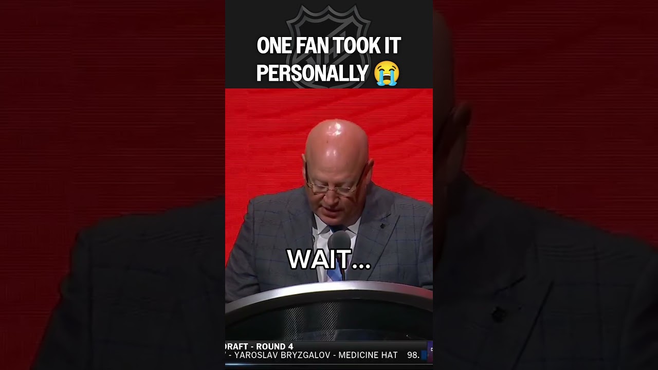 He BOOED with his whole chest 😂