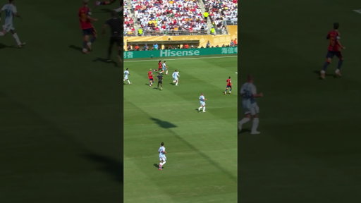Cucurela shows some skills against Argentina. #FIFAWorldCupOnYT