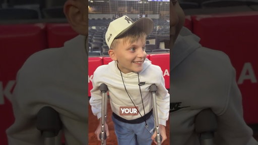 Surprising a fan in the top section with a once in a lifetime moment!