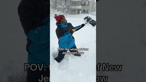 GUYS WHY IS THE SNOW ABOVE MY KNEES?!!! #blizzard #snow #nj #newjersey