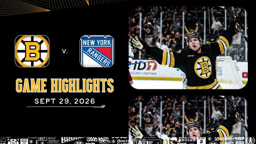 Game Highlights: Boston Bruins vs New York Rangers